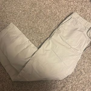 Tan jogger pants